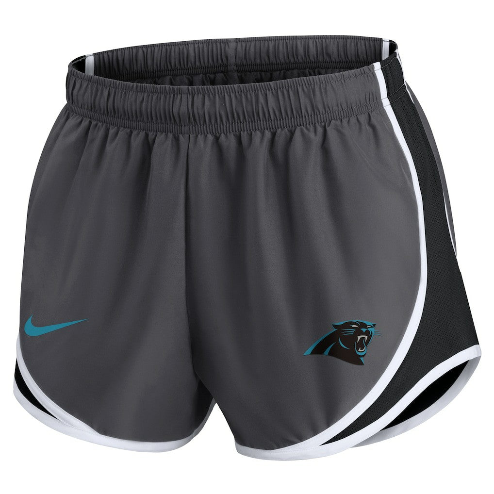 Carolina Panthers Women's Team Logo Performance Tempo Shorts Charcoal - Nike