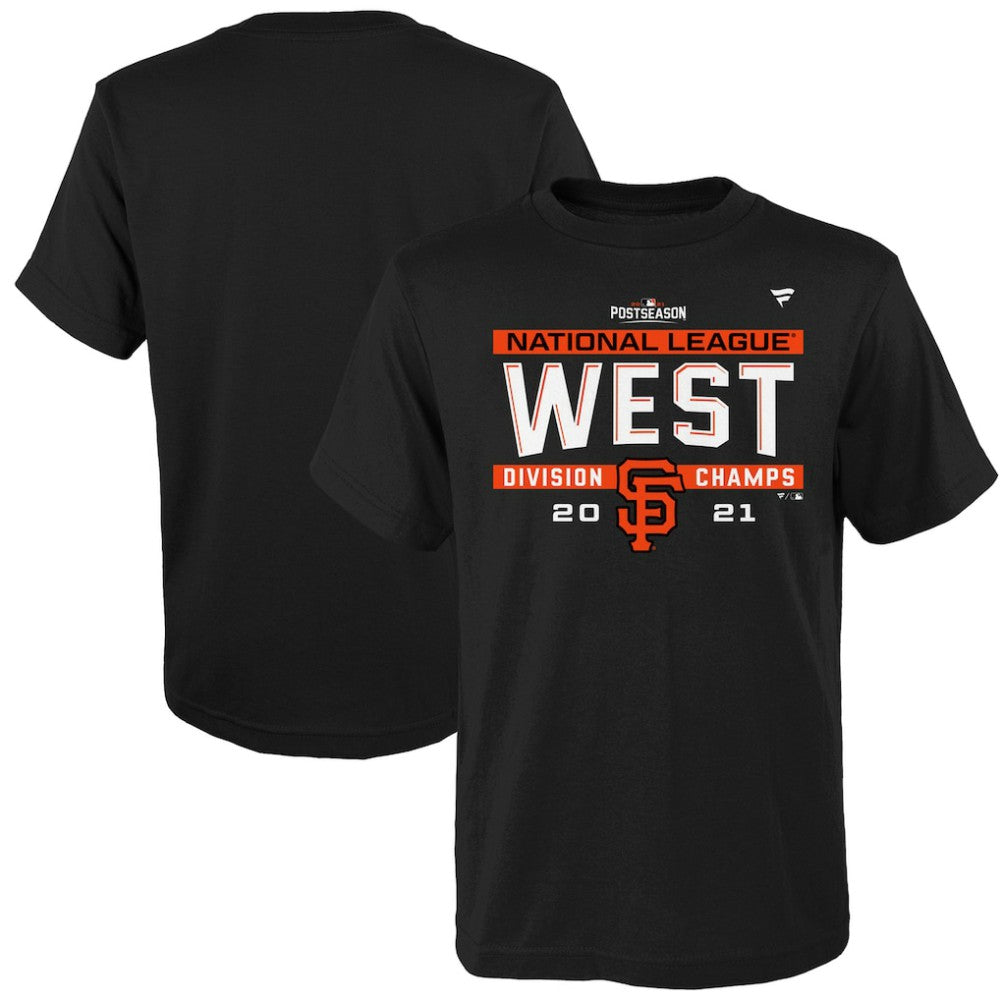 San Francisco Giants Youth 2021 NL West Division Champions Locker Room T-Shirt for sale