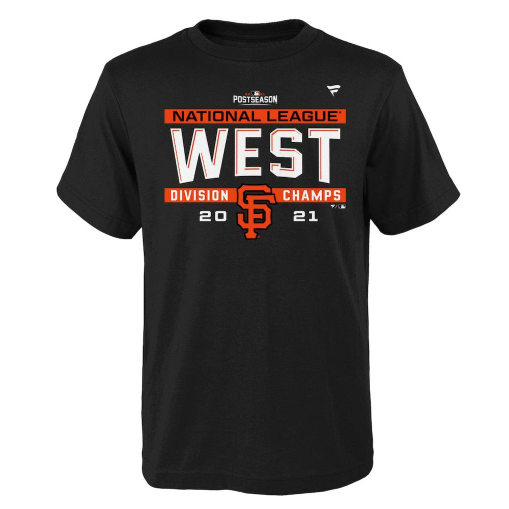 San Francisco Giants Youth 2021 NL West Division Champions Locker Room T-Shirt for sale
