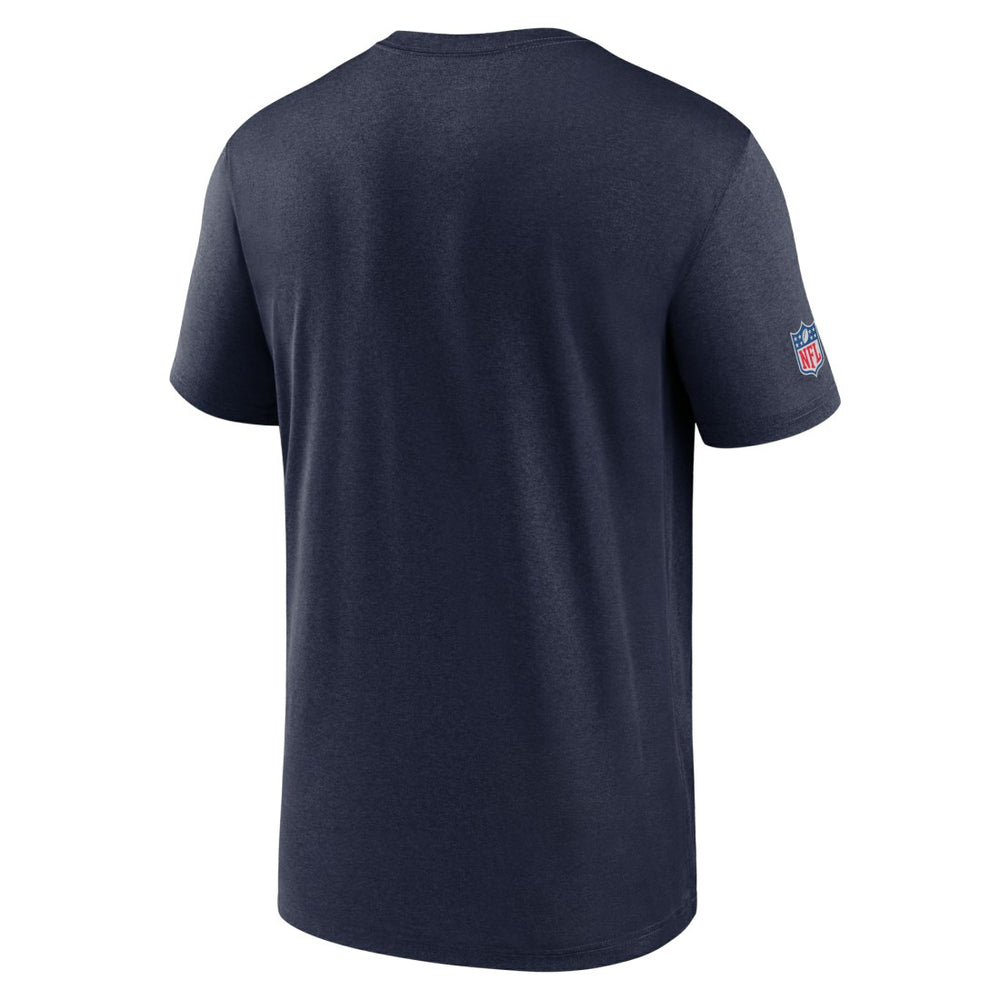 Tennessee Titans Sideline Infograph Performance T-Shirt Navy - Nike