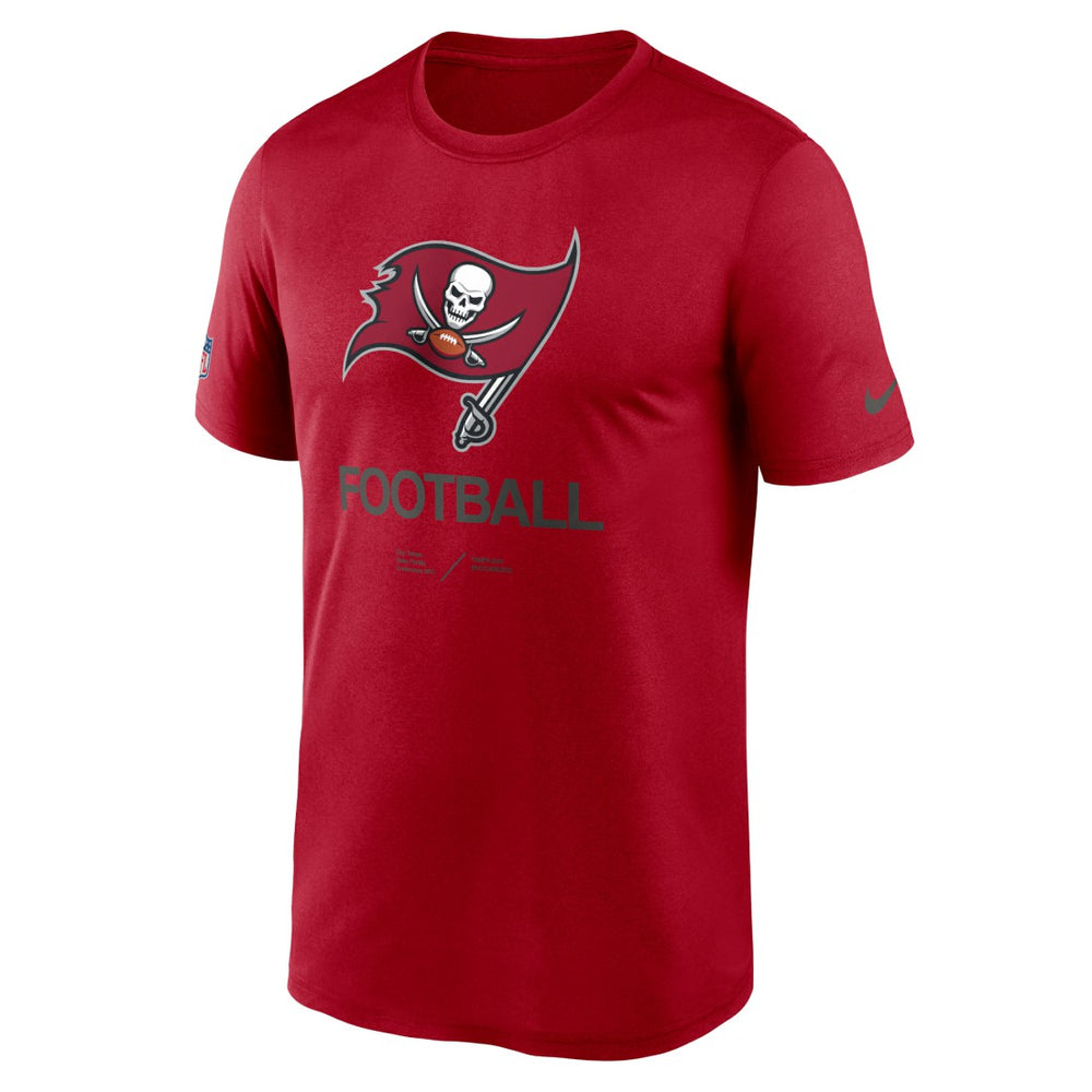 Tampa Bay Buccaneers Sideline Infograph Performance T-Shirt Red - Nike