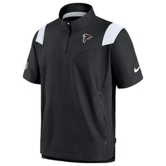 Atlanta Falcons Sideline Coaches Chevron Lockup Pullover Top Black - Nike