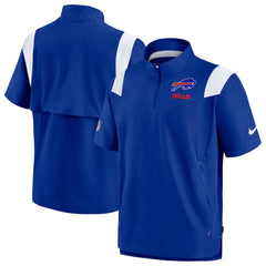 Buffalo Bills Sideline Coaches Chevron Lockup Pullover Top Royal - Nike
