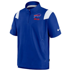 Buffalo Bills Sideline Coaches Chevron Lockup Pullover Top Royal - Nike