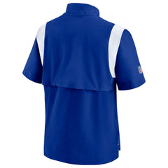 Buffalo Bills Sideline Coaches Chevron Lockup Pullover Top Royal - Nike