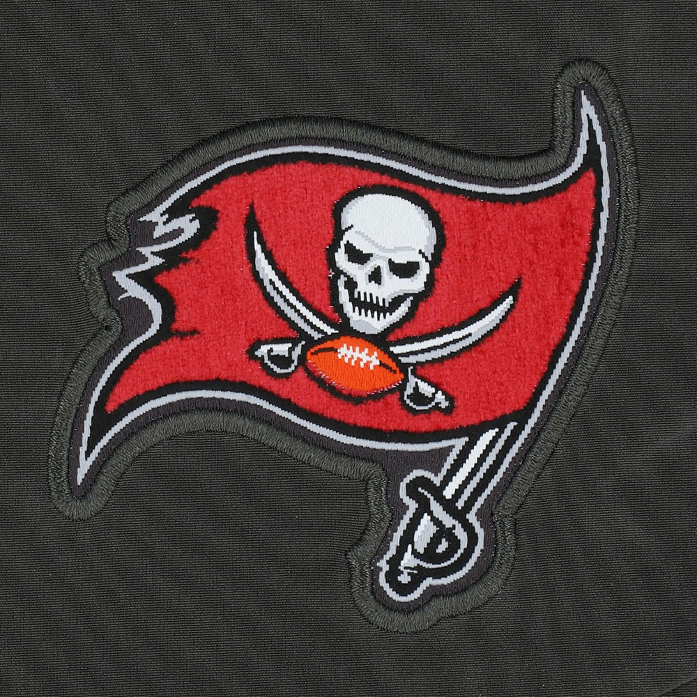 Tampa Bay Buccaneers Sideline Coaches Chevron Lockup Pullover Top Pewter - Nike