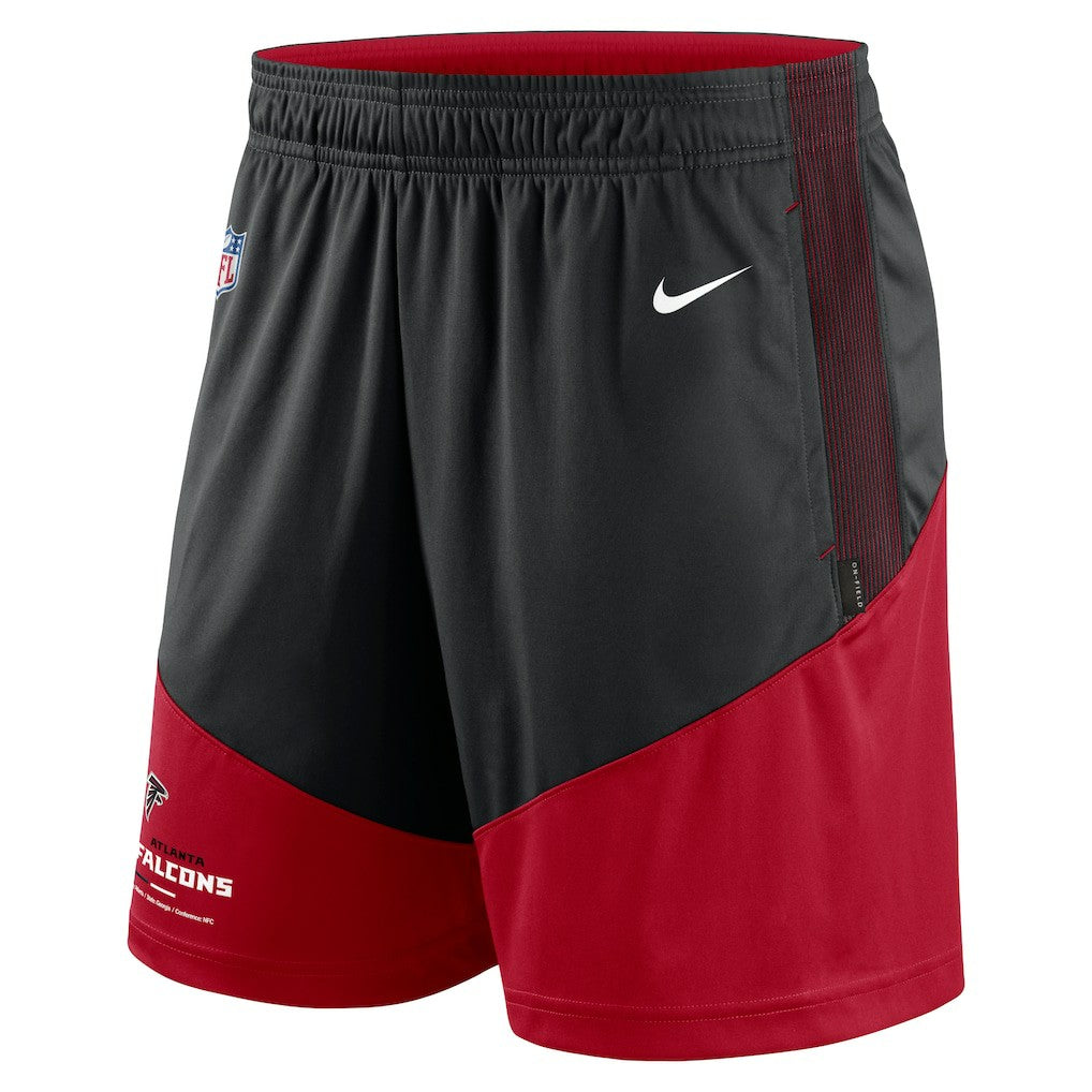 Atlanta Falcons Sideline Primary Lockup Performance Shorts Black/Red - Nike