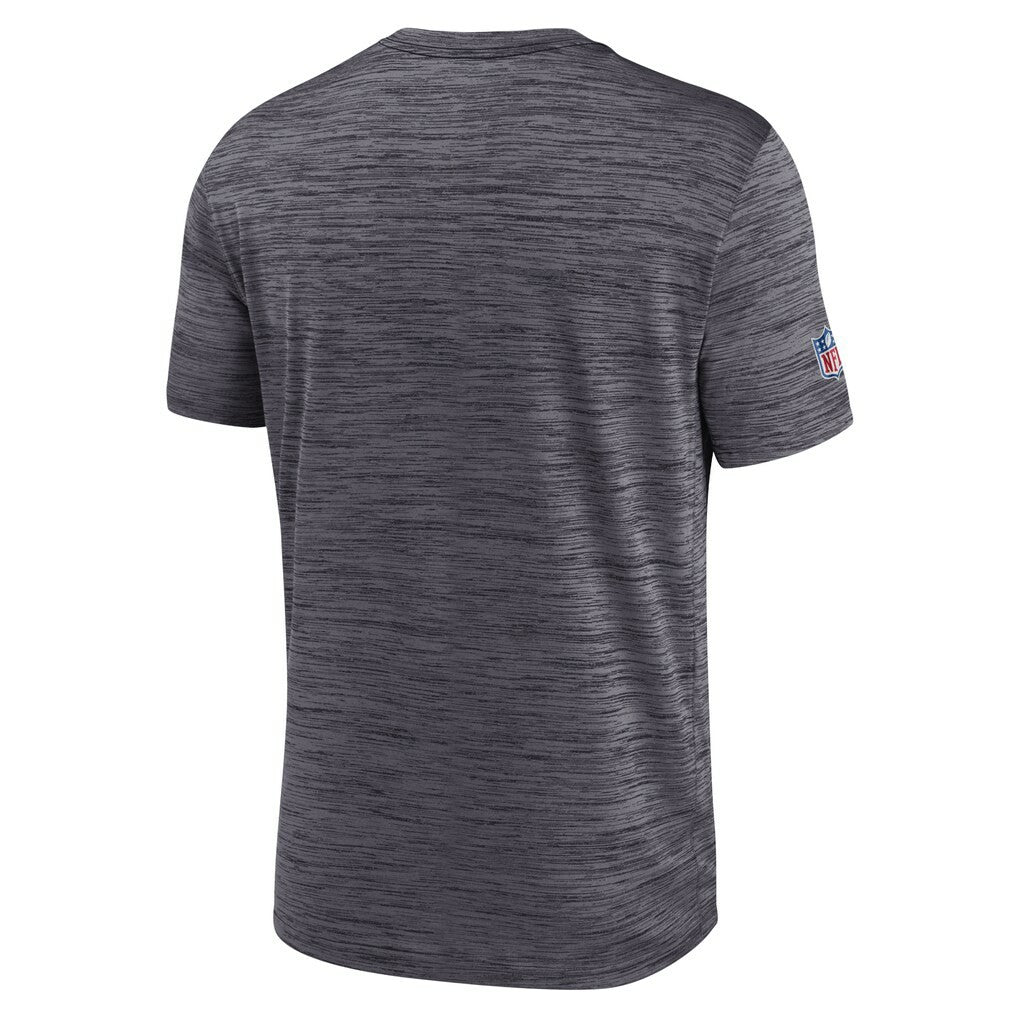 New Orleans Saints Sideline Velocity Athletic Stack Performance T-Shirt Black - Nike
