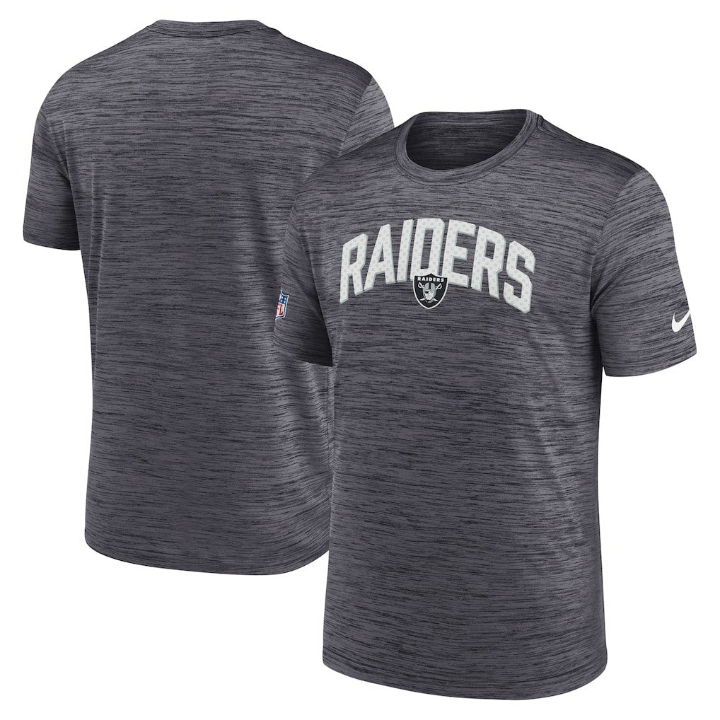 Las Vegas Raiders Sideline Velocity Athletic Stack Performance T-Shirt Black - Nike