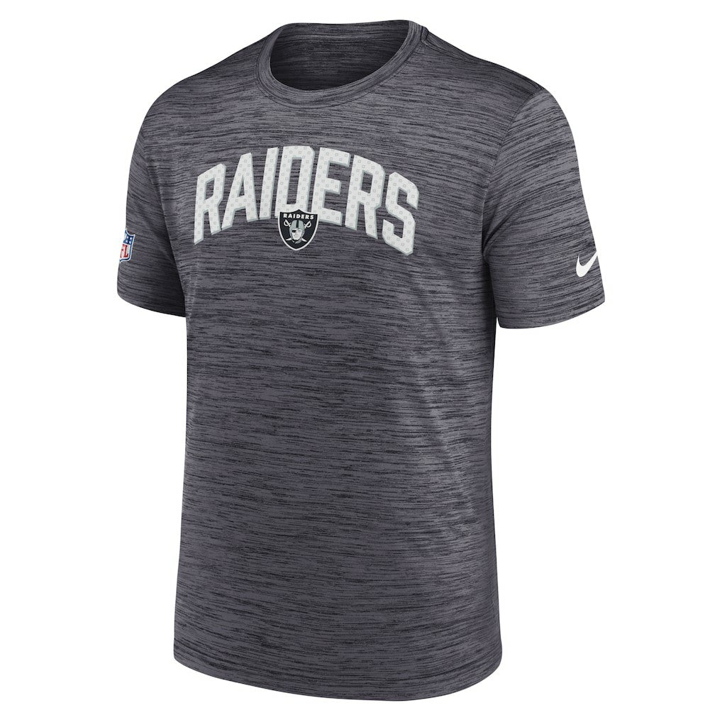 Las Vegas Raiders Sideline Velocity Athletic Stack Performance T-Shirt Black - Nike
