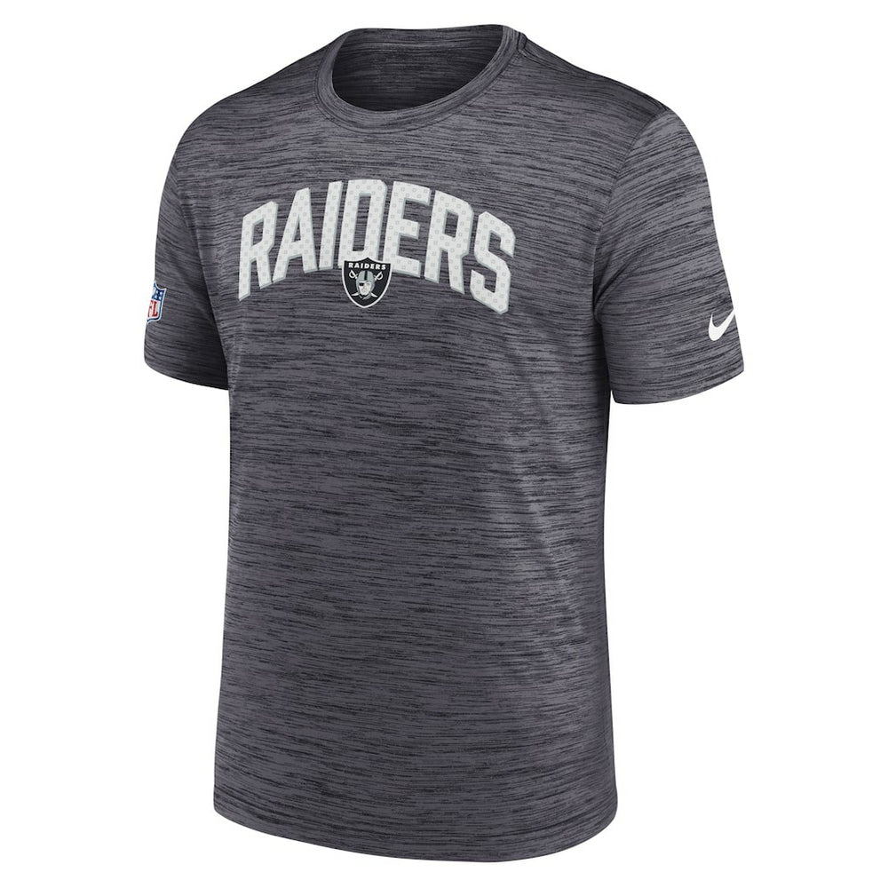 Las Vegas Raiders Sideline Velocity Athletic Stack Performance T-Shirt Black - Nike