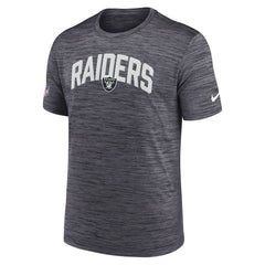 Las Vegas Raiders Sideline Velocity Athletic Stack Performance T-Shirt Black - Nike