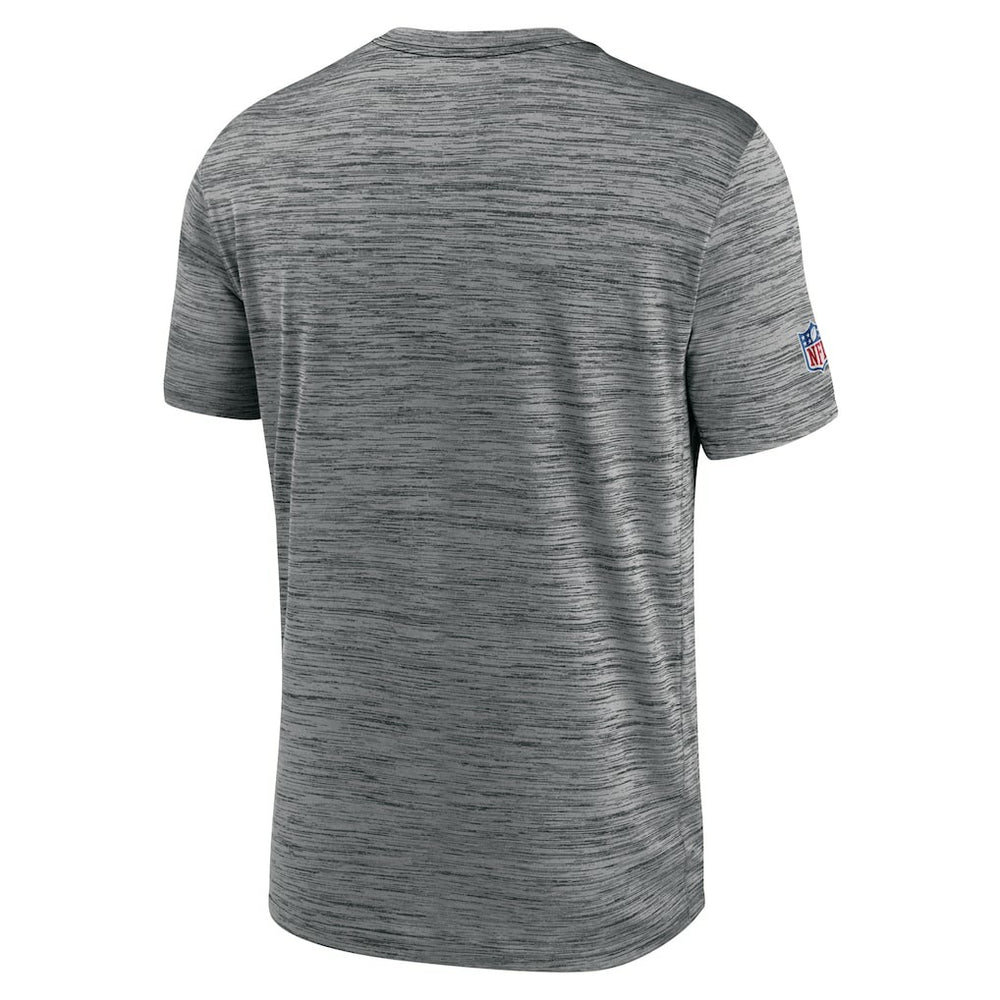 New Orleans Saints Sideline Velocity Athletic Stack Performance T-Shirt Gray - Nike