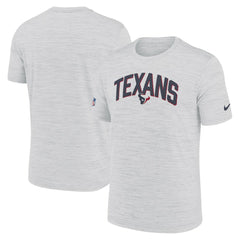 Houston Texans Sideline Velocity Athletic Stack Performance T-Shirt White - Nike