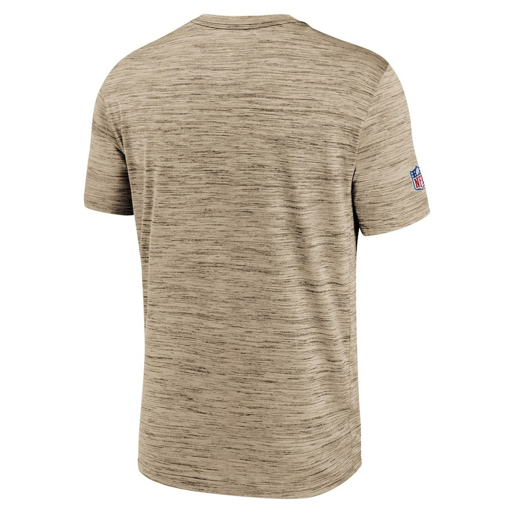 Cleveland Browns Sideline Velocity Athletic Stack Performance T-Shirt Brown - Nike