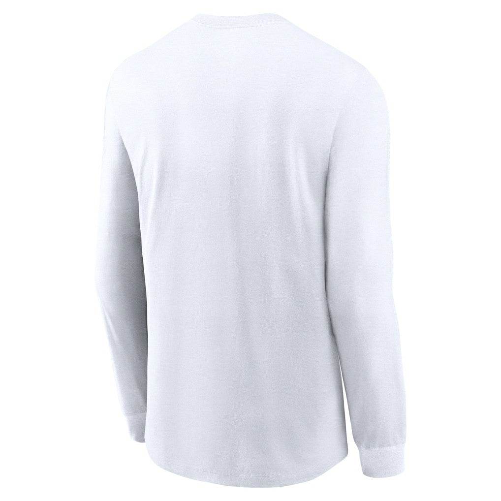 Indianapolis Colts Sideline Infograph Lock Up Performance Long Sleeve T-Shirt White - Nike