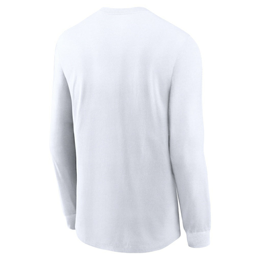 Indianapolis Colts Sideline Infograph Lock Up Performance Long Sleeve T-Shirt White - Nike