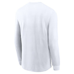 Indianapolis Colts Sideline Infograph Lock Up Performance Long Sleeve T-Shirt White - Nike