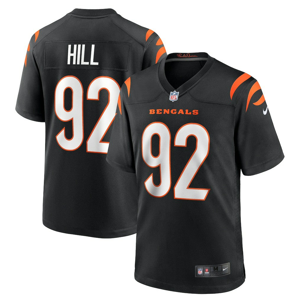 B.J. Hill Cincinnati Bengals Game Jersey - Black | NFL Jerseys