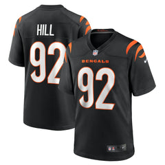 B.J. Hill Cincinnati Bengals Game Jersey Black - Nike