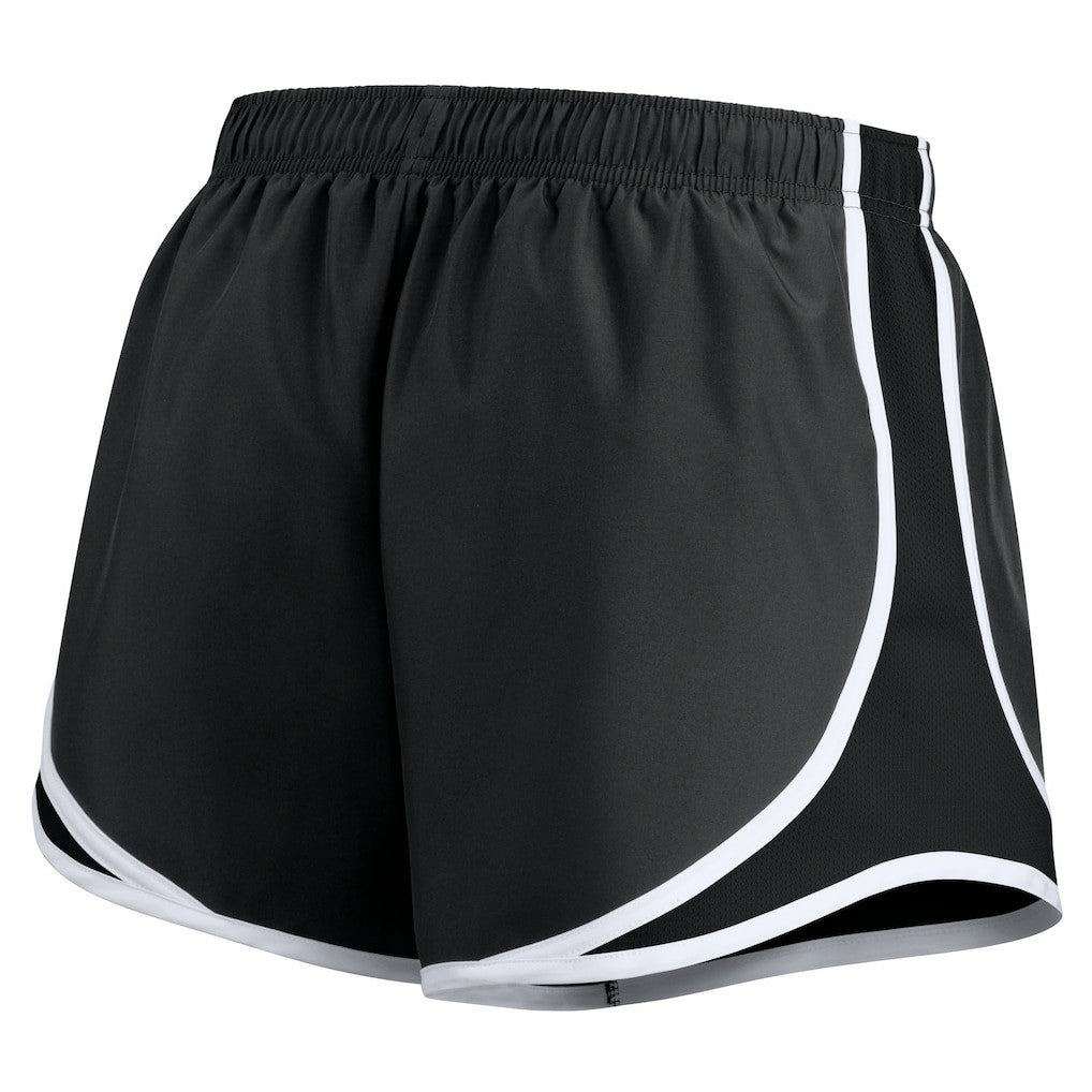 San Francisco 49ers Women's Plus Size Logo Performance Tempo Shorts Charcoal - Nike