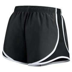 San Francisco 49ers Women's Plus Size Logo Performance Tempo Shorts Charcoal - Nike
