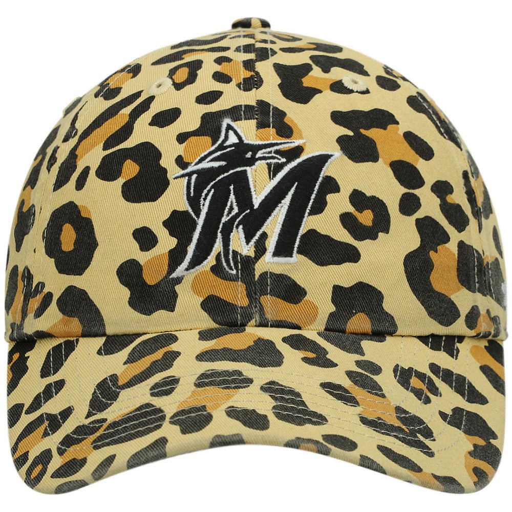 Miami Marlins '47 Women's Bagheera Cheetah Clean up Adjustable Hat Lifestyle