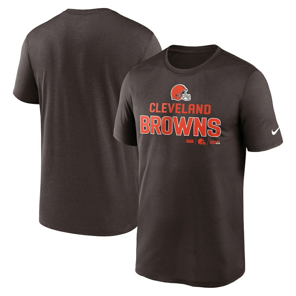 Cleveland Browns Legend Community Performance T-Shirt Brown - Nike