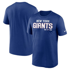 New York Giants Legend Community Performance T-Shirt Royal - Nike