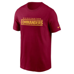 Washington Commanders Wordmark T-Shirt Burgundy - Nike