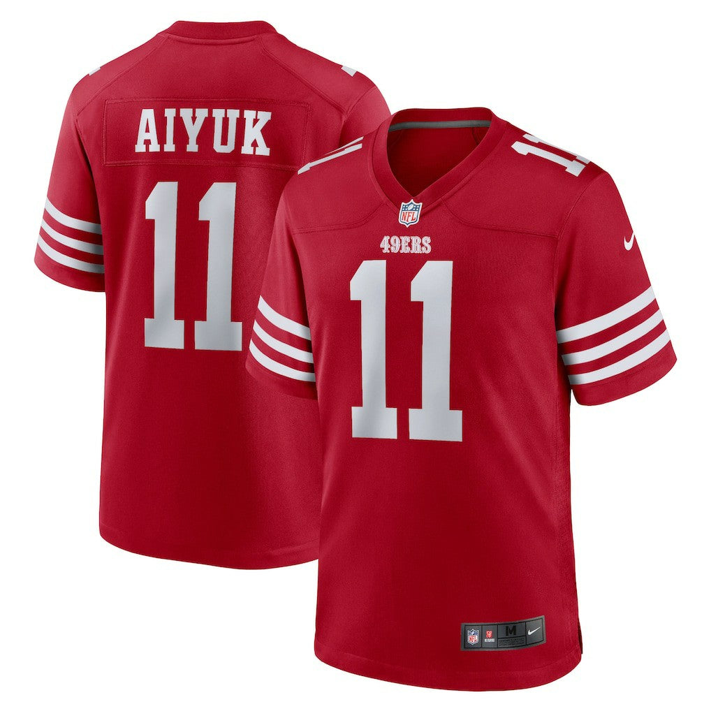 Brandon Aiyuk San Francisco 49ers Game Player Jersey Scarlet - Nike