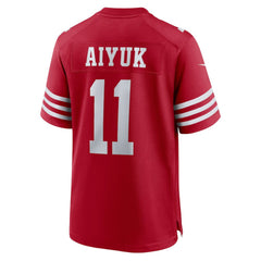 Brandon Aiyuk San Francisco 49ers Game Player Jersey Scarlet - Nike