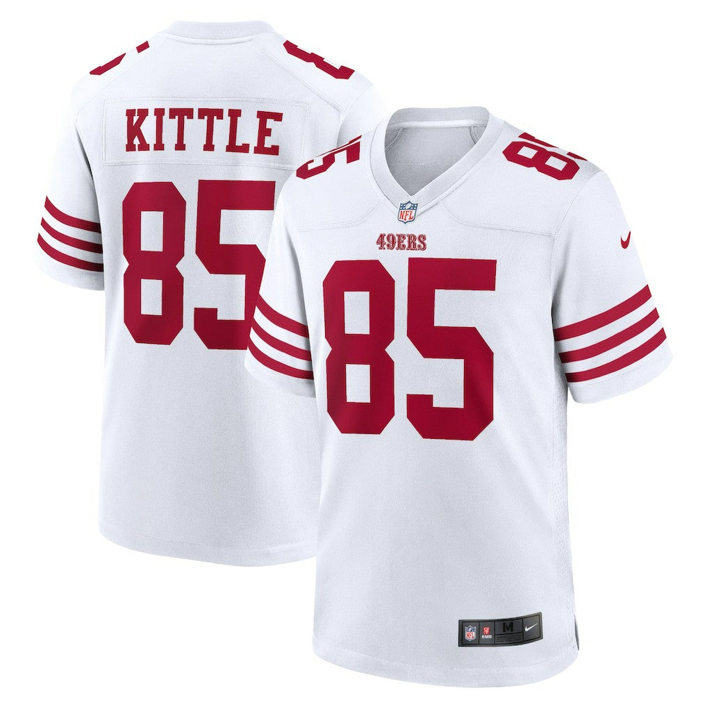 George Kittle San Francisco 49ers Team Game Jersey - White | NFL Jerseys