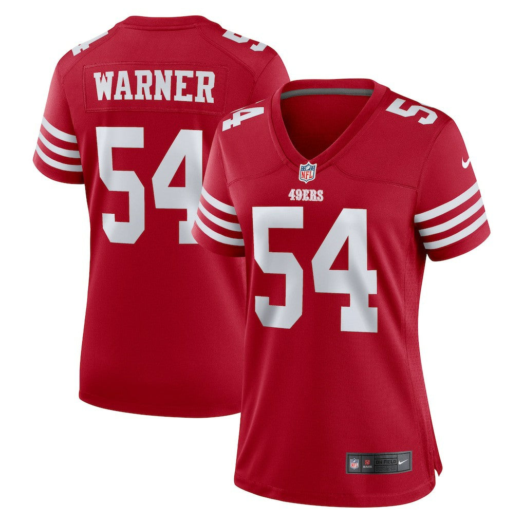 Fred Warner San Francisco 49ers Women's Game Player Jersey Scarlet - Nike