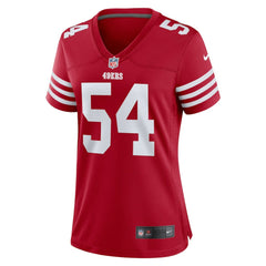 Fred Warner San Francisco 49ers Women's Game Player Jersey Scarlet - Nike