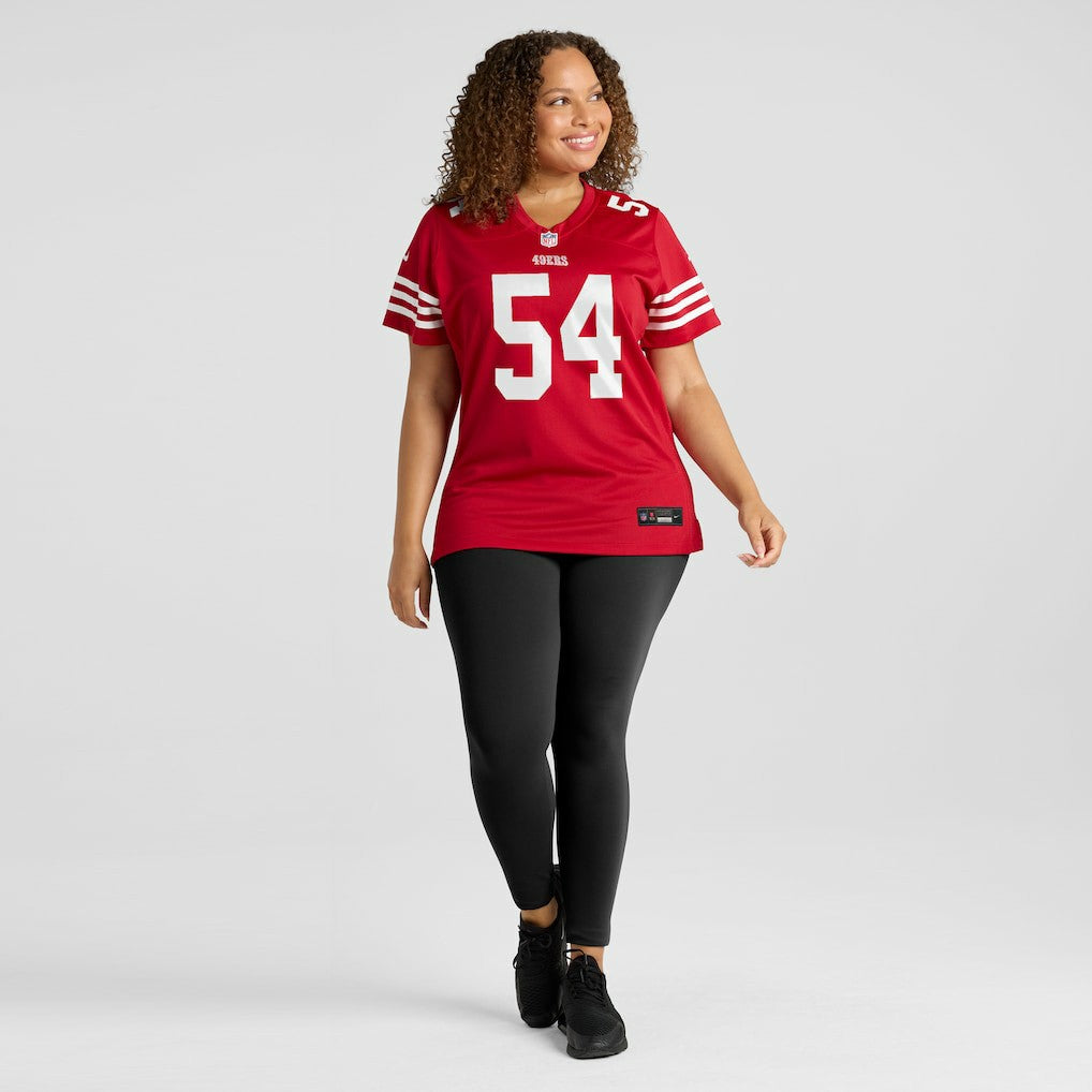 Fred Warner San Francisco 49ers Women's Game Player Jersey Scarlet - Nike