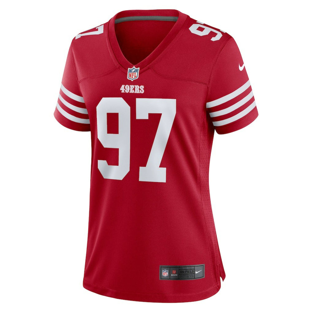 Nick Bosa San Francisco 49ers Women's Team Game Player Jersey Scarlet - Nike