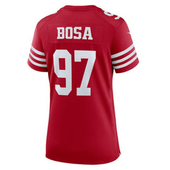 Nick Bosa San Francisco 49ers Women's Team Game Player Jersey Scarlet - Nike