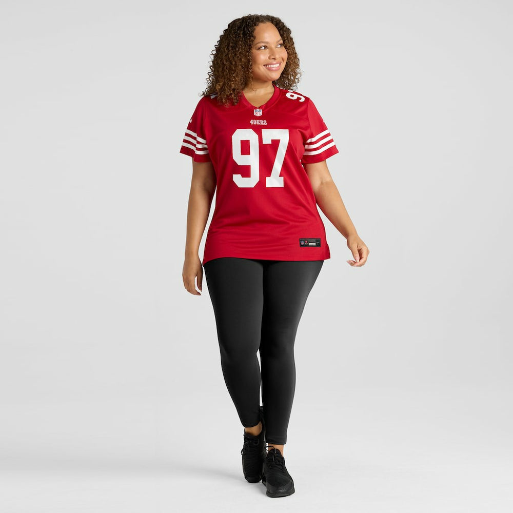 Nick Bosa San Francisco 49ers Women's Team Game Player Jersey Scarlet - Nike