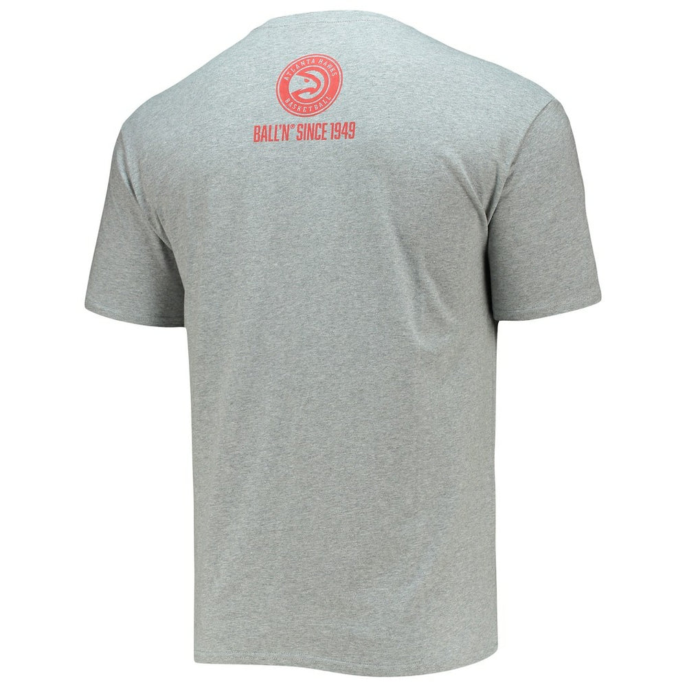NBA - Atlanta Hawks BALL'N Since 1949 T-Shirt - Heathered Gray