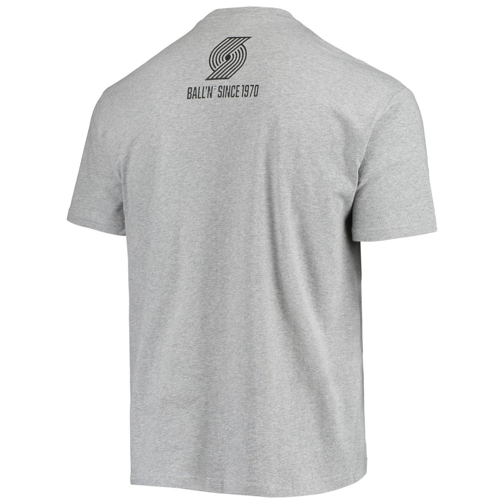 NBA - Portland Trail Blazers BALL'N Since 1970 T-Shirt - Heathered Gray