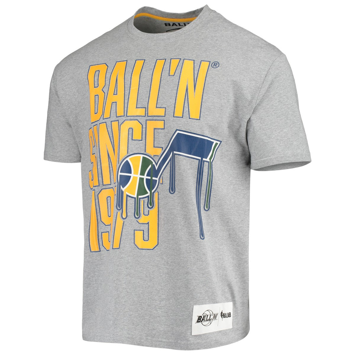 NBA - Utah Jazz BALL'N Since 1979 T-Shirt - Heathered Gray