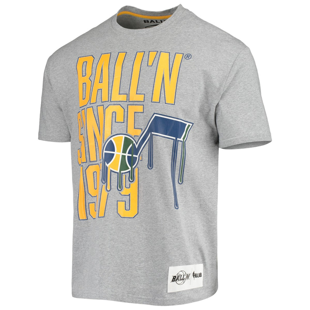 NBA - Utah Jazz BALL'N Since 1979 T-Shirt - Heathered Gray