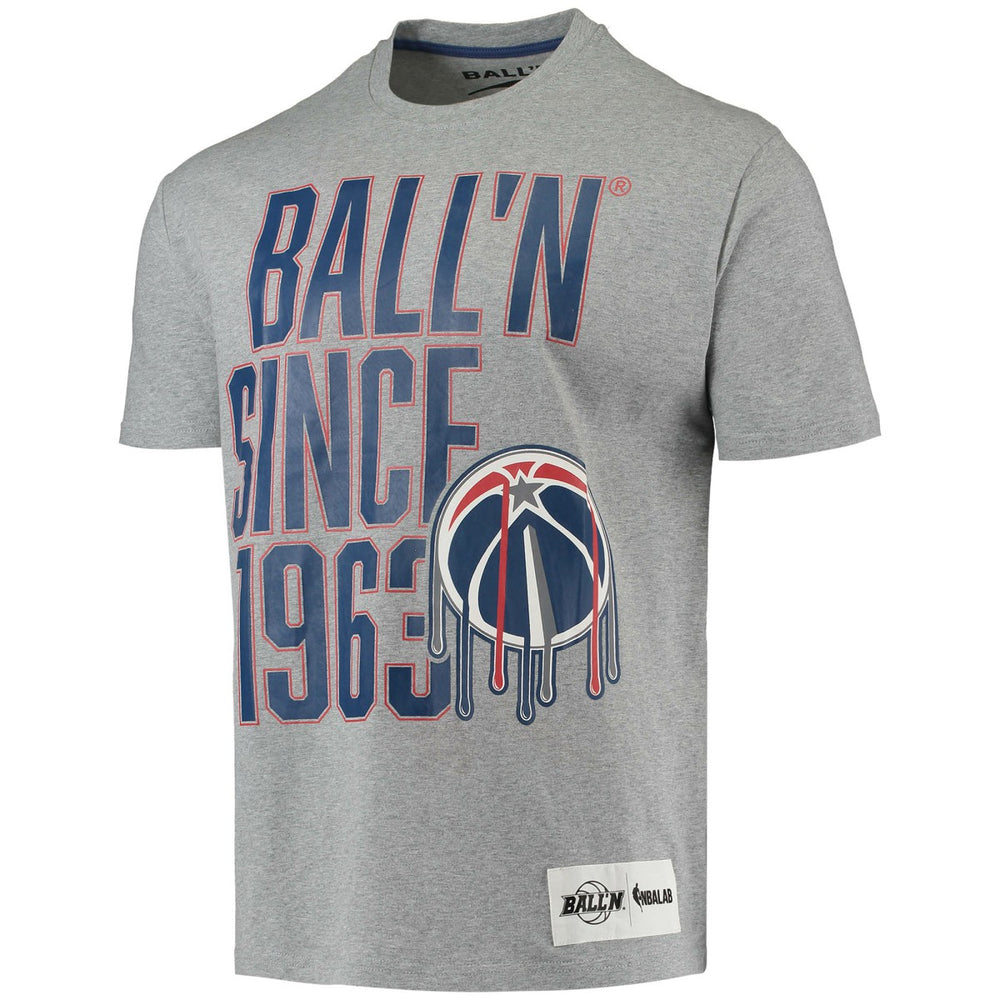 NBA - Washington Wizards BALL'N Since 1963 T-Shirt - Heathered Gray
