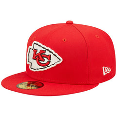 Kansas City Chiefs New Era Super Bowl IV Pop Sweat 59FIFTY Fitted Hat Red - NFL