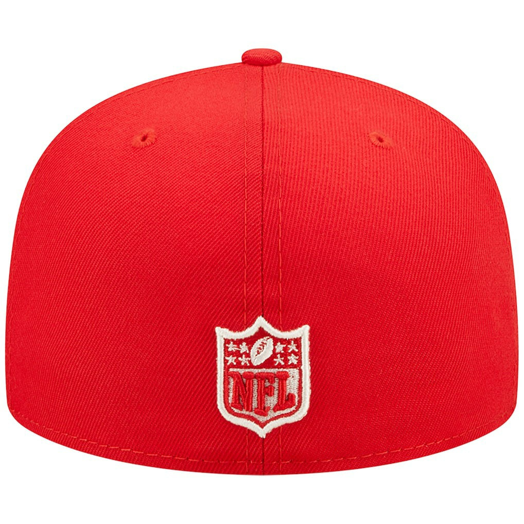 Kansas City Chiefs New Era Super Bowl IV Pop Sweat 59FIFTY Fitted Hat Red - NFL