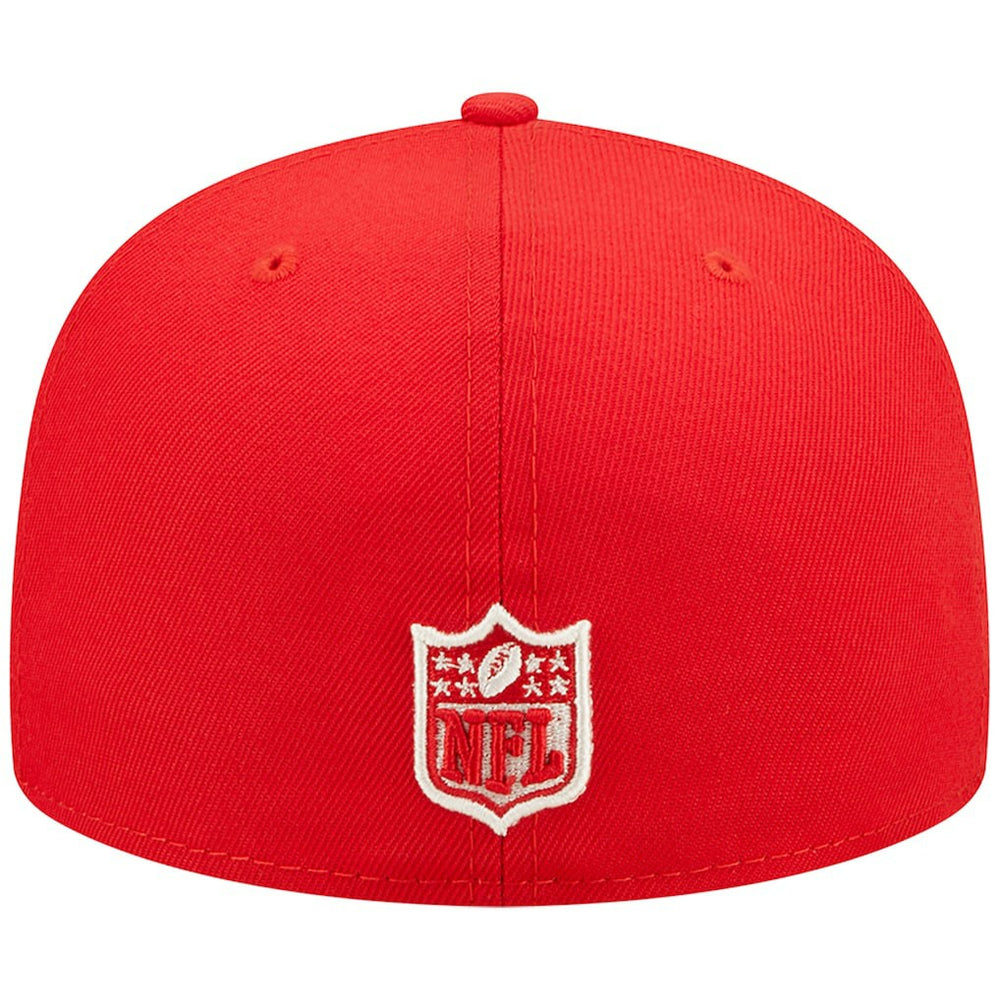Kansas City Chiefs New Era Super Bowl IV Pop Sweat 59FIFTY Fitted Hat Red - NFL