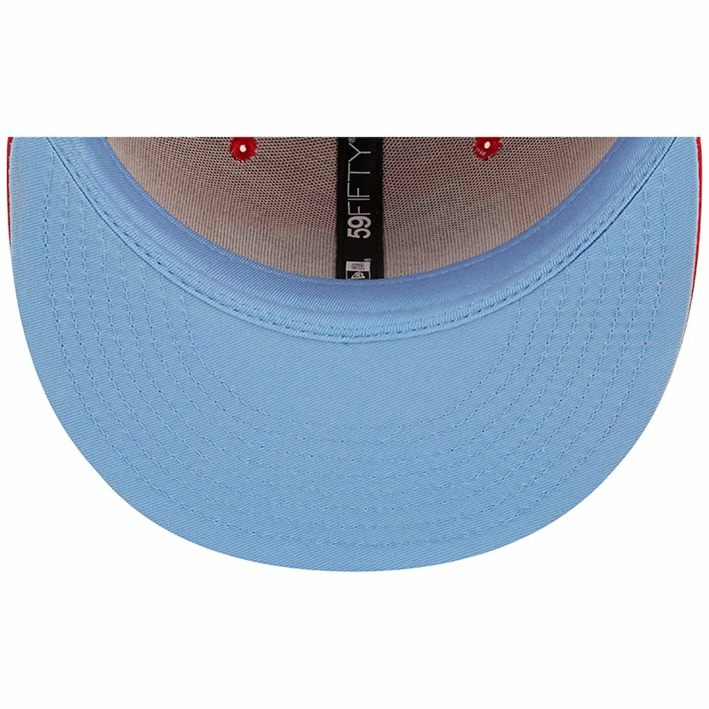 Kansas City Chiefs New Era Super Bowl IV Pop Sweat 59FIFTY Fitted Hat Red - NFL