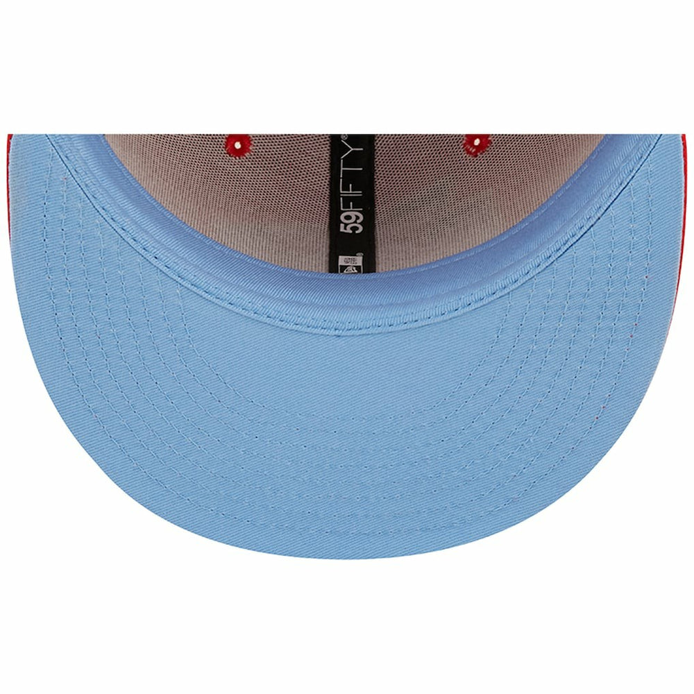 Kansas City Chiefs New Era Super Bowl IV Pop Sweat 59FIFTY Fitted Hat Red - NFL