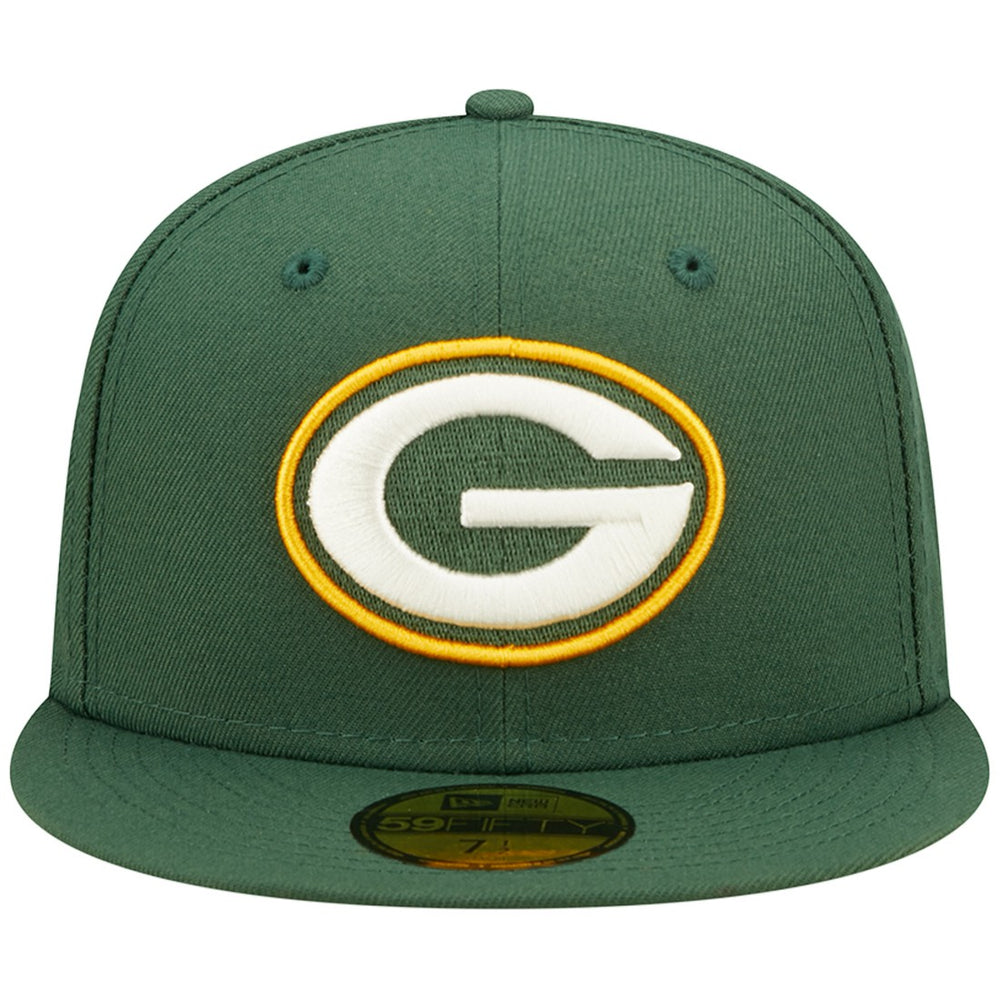 Green Bay Packers New Era Super Bowl XXXI Purple Pop Sweat 59FIFTY Fitted Hat Green - NFL